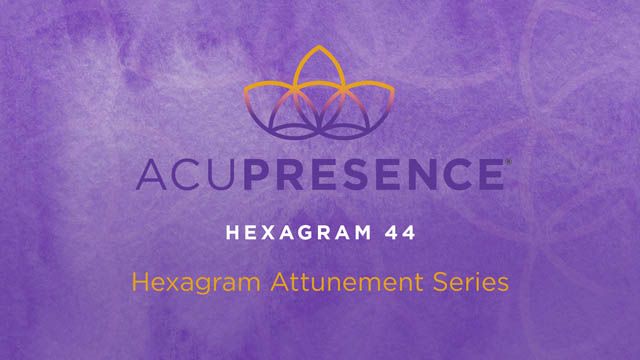 Hexagram 44 AcuPresence Attunement